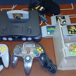 Nintendo 64 With Games 