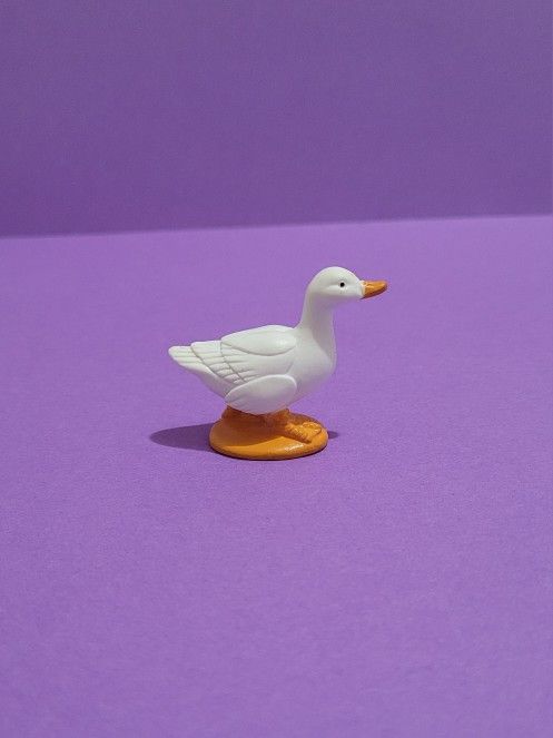 Vintage Safari Ltd Mini Farm Animal Geese Miniature Figurine 2 ".