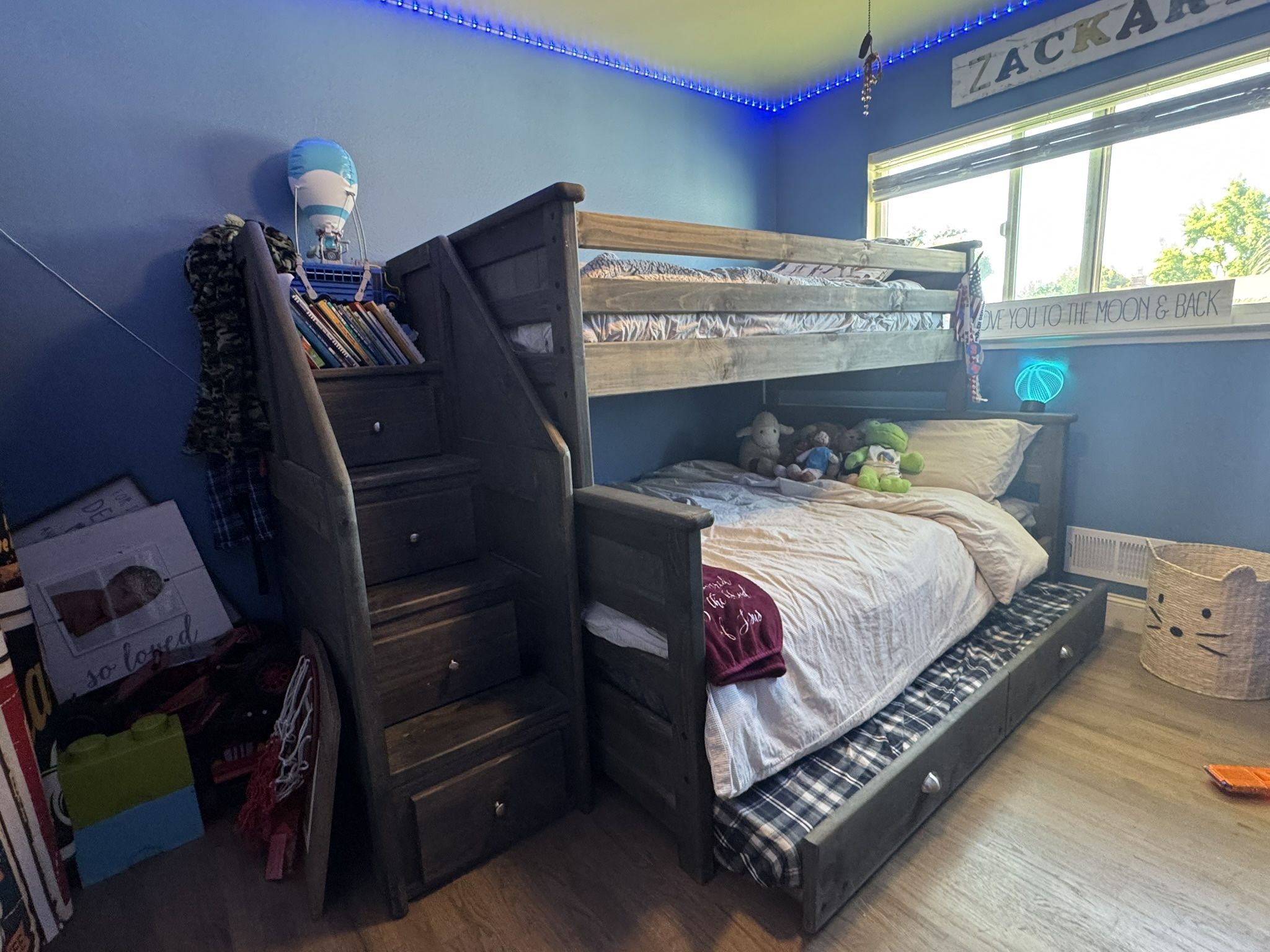 Twin Over Full Bunk With Trundle