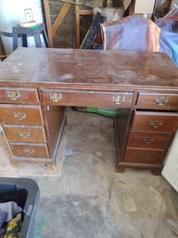 Antique wooden desk