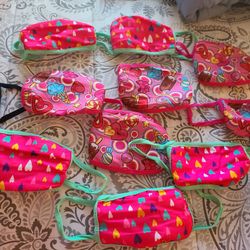 New Little Girl Cloth Masks (Double Cloth)