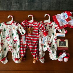 Newborn Baby New Christmas Clothes - Carters