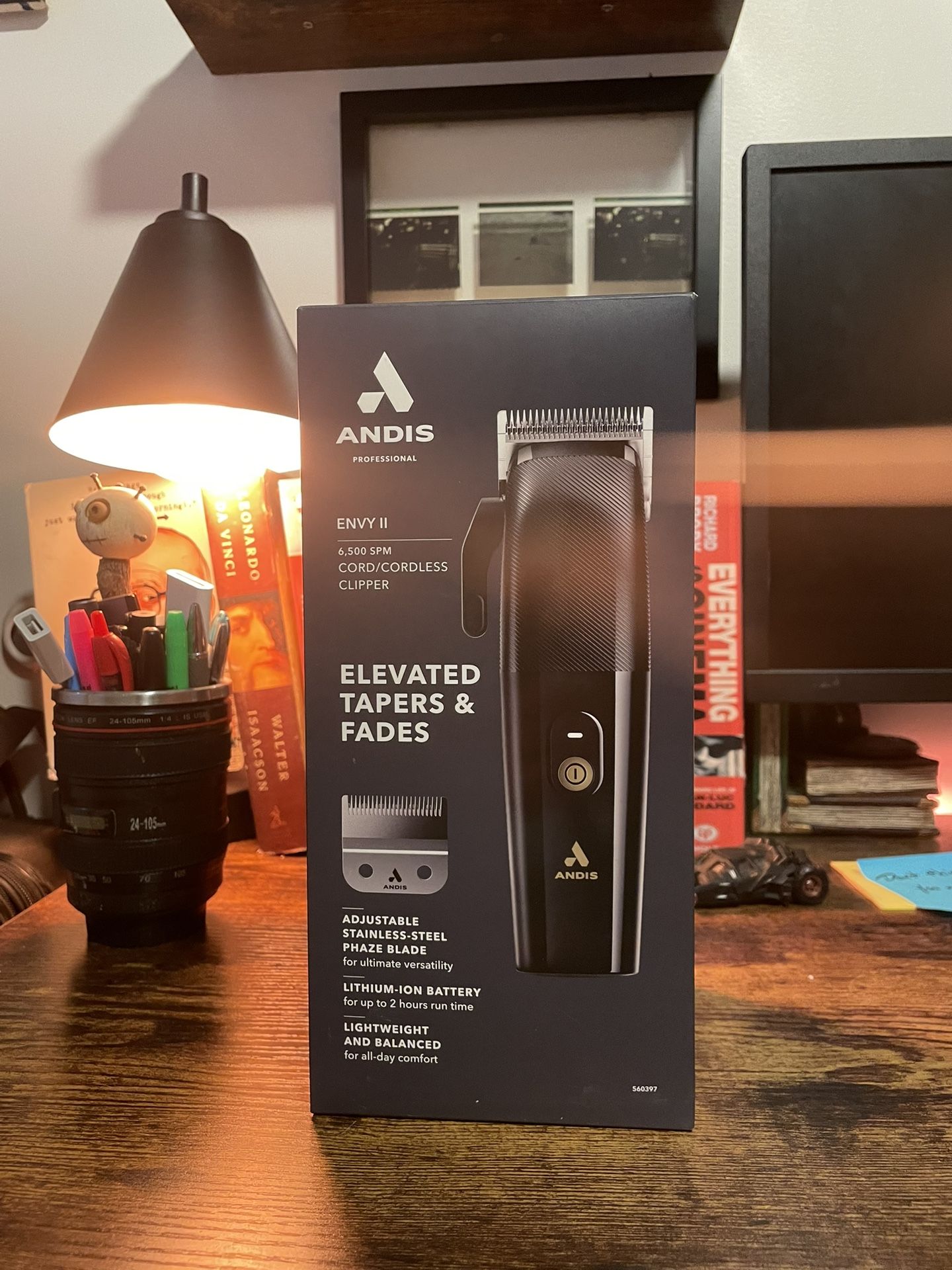 Andis Envy II Clipper - Black