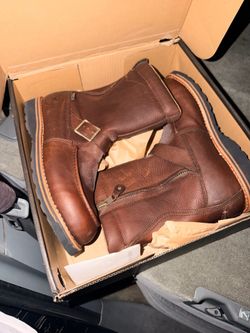 New steel toe boots