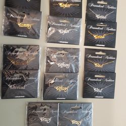 Stravina Name Necklaces...Names Listed Below 