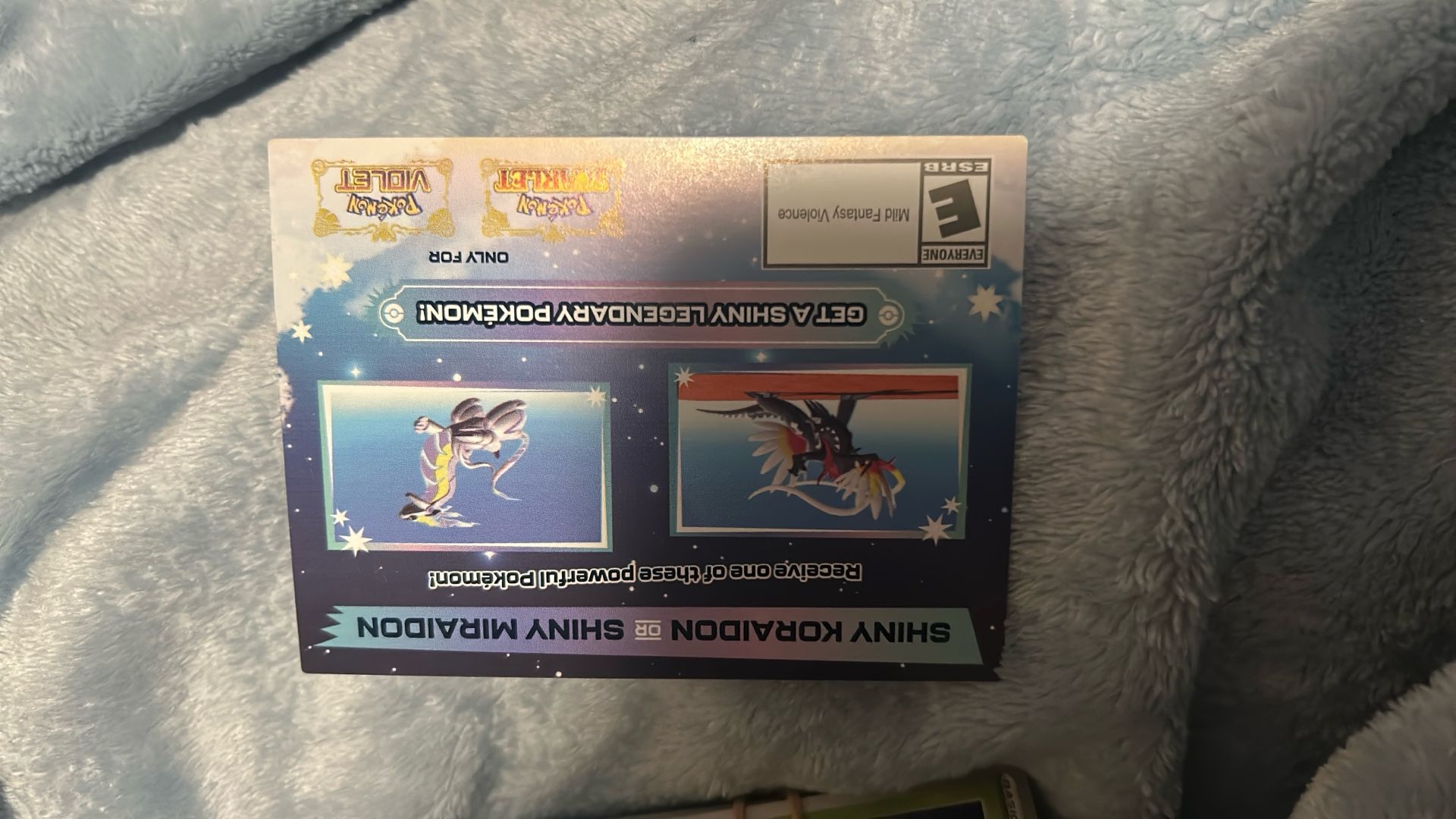 POKEMON Shiny Koraidon Or Shiny Miraidon