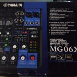 Yahama  MG 06x Mixing Console 