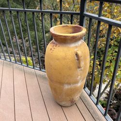 Two Decorative Terra Cotta Pots 