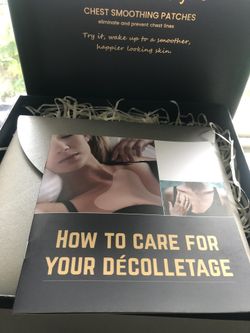 Chest anti wrinkle pads 