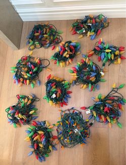 Multicolor Christmas Lights – 11 Bundles Holiday Lights / Xmas lights / string lights