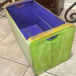 Vintage industrial crate