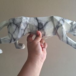 Decorative Figure Alexandra House Living  Panther  Marble