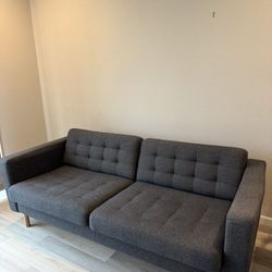 Charcoal Gray Sofa- IKEA 