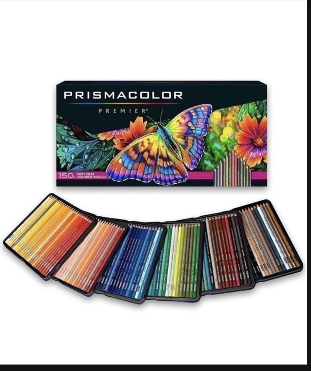 Premier Colored Pencils | Art Supplies for Drawing, Sketching 150pack (3 Item Togother)