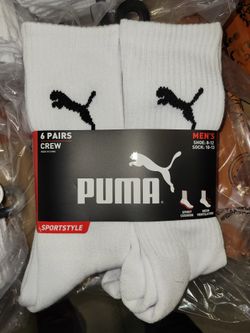 Puma  Socks 6 Pair MEN'S. 