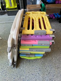 Kids Plastic Play Yard Panel Set