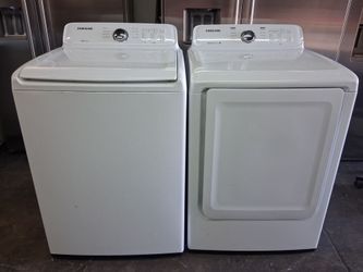 Samsung top loading washer and dryer