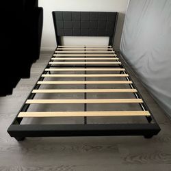 Queen Bed frame And Mattress 