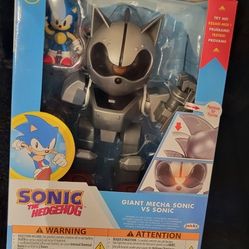 Sega Mecha Sonic Action Figure Lights Up