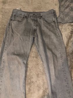 Levi 501 grey jeans