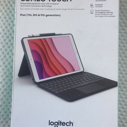 Logitech Detachable Keyboard Case With Track Pad (new Condition Read The Description)