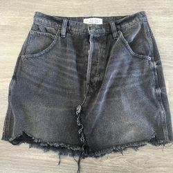 Free People Denim Mini Skirt