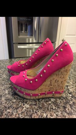 Brand new wedge/heels size 5