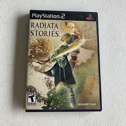 Sony PlayStation 2 Radiata Stories Game 