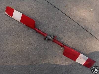 helicopter tail rotor for display purposes