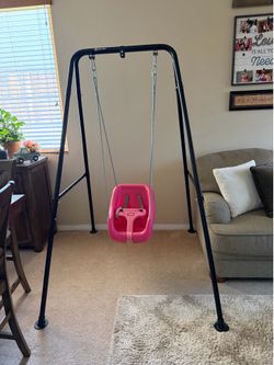 Baby swing with stand