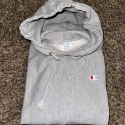 CHAMPION HOODIE SWEATSHIRT (gray)
