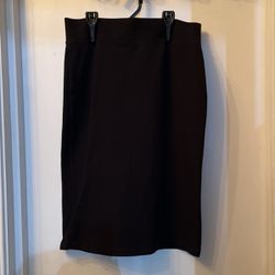 By TEELA NEW YORK  Pencil Skirt~ Black~ Size 14