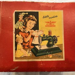 Circa 1940’s Little Modiste Toy Sewing Machine