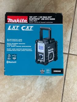 Makita 18V LXT / 12V MAX CXT BLUETOOTH JOB SITE RADIO