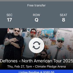 Deftone Tickets