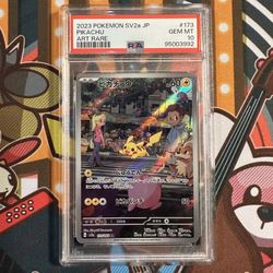 Pikachu 173/165 Art Rare - Japanese 151 - PSA 10 Pokemon