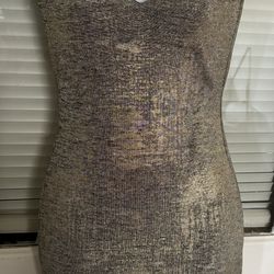 Gold Party Dress Small