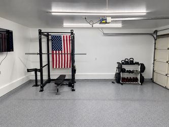 Rogue Monster Lite Complete Home Gym – Power Rack, Weights & Bench