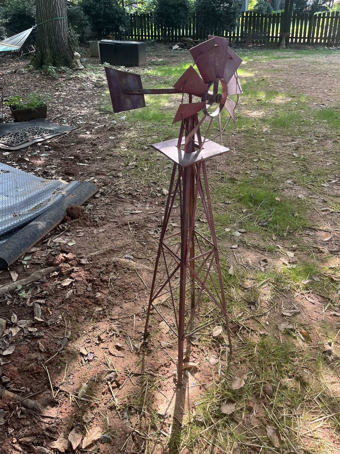 54” Antique Garden Windmill