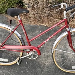 Vintage Ross Eurotour 3-speed Bike