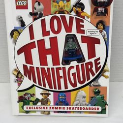 Book -LEGO I Love That Minifigure Zombie Skateboard COL227 Exclusive Minifigure+