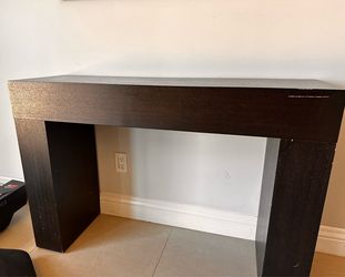 Dark Wood Console Table