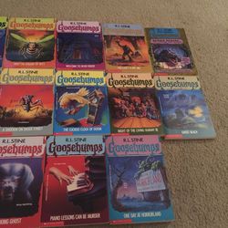 Lot Of 23 Vintage goosebumps books from the 1990s $10 a book