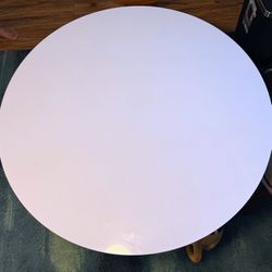 CB2 Round Table, West Elm Chairs