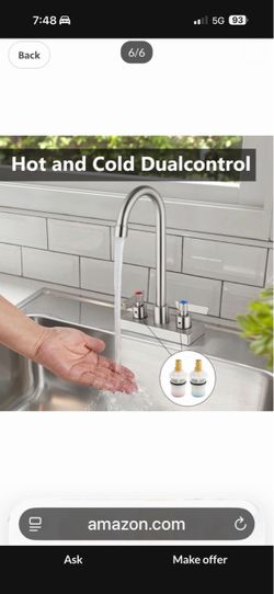 Bar Sink Faucet, 4-Inch Centerset, 8.3-Inch- High Spout A14