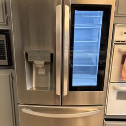 LG Stainless Steel French Door Refrigerator – $200