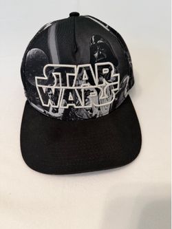 Lucasfilms STAR WARS Snap Back Black Embroidered Hat