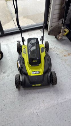 Ryobi 40V 18-Inch Push Lawn Mower