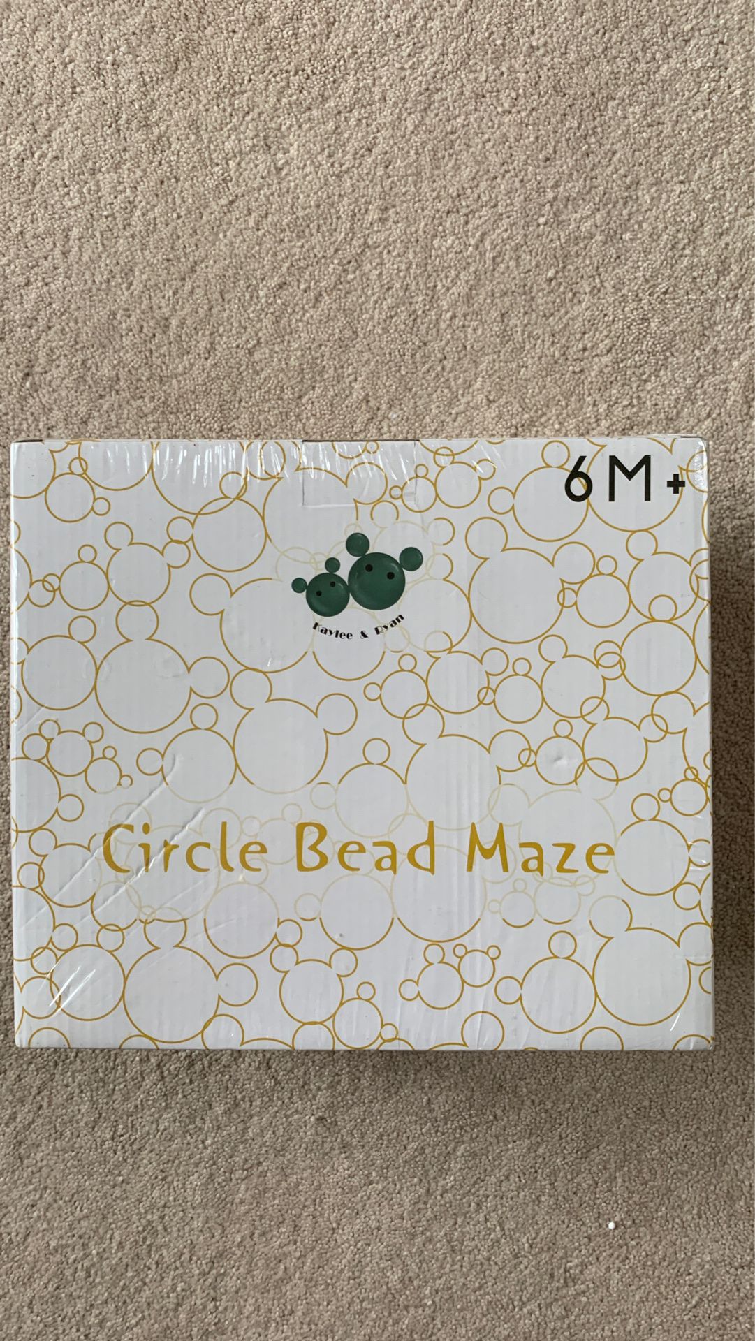 New in Box Circle Bead Maze for 6 Mo+ by Kaylee and Ryan