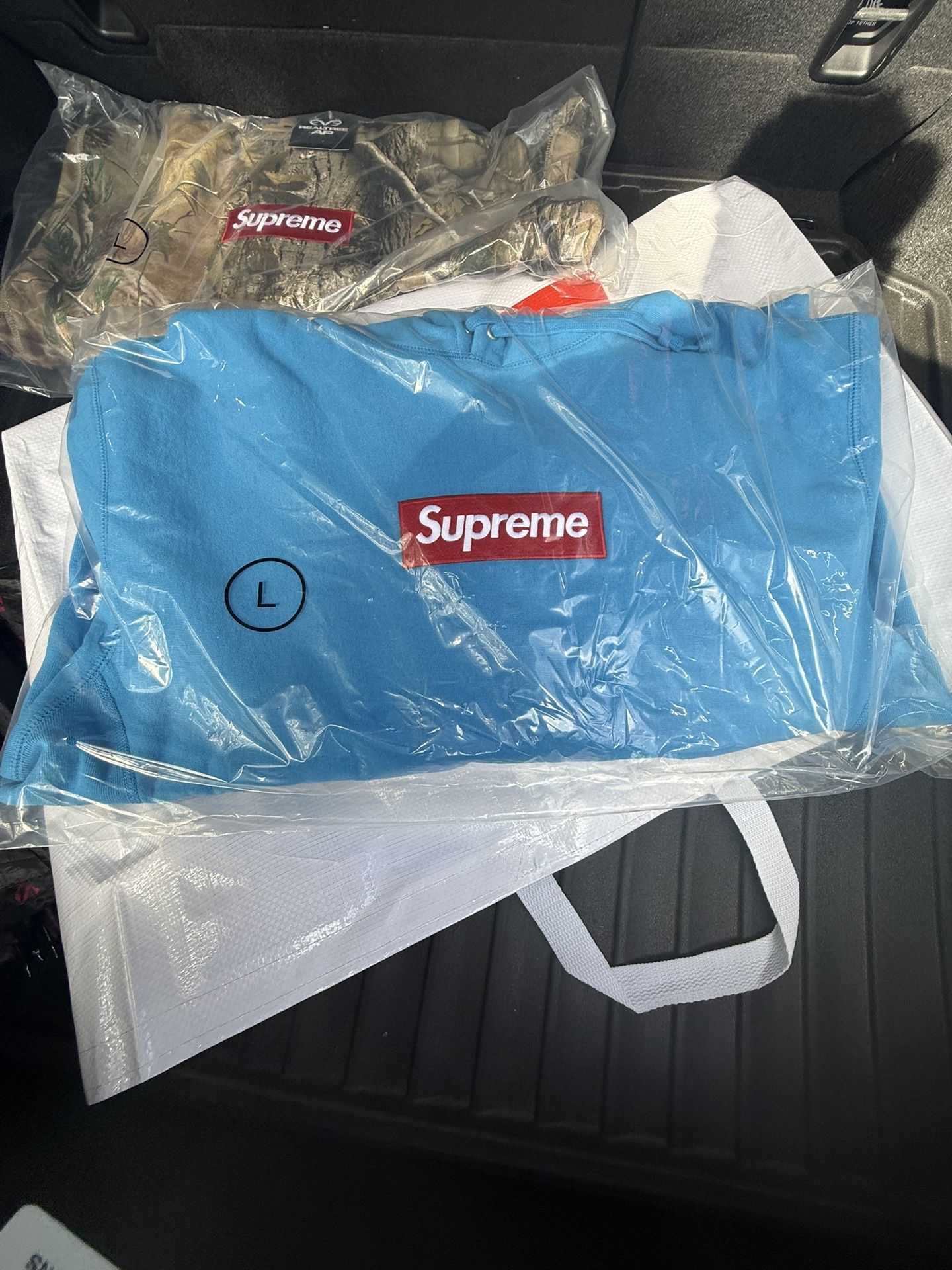 SUPREME BOX LOGO FW25 HOODIE - TEAL
